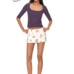 Comfort Bloom Printed Skort Skirt