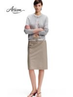 Vintage Grid Tailored Mini Skirt