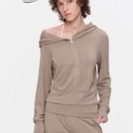 Relaxed Edge One-Shoulder Sweatshirt