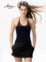 Modern Stitch Halter Tank