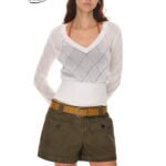 Soft Luxe Diamond Knit V-Neck Sweater